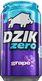 Napój gaz. grape b/kof WK Dzik 330ml puszka widok główny