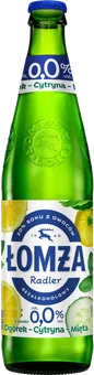 Napój piw Łomża Radler og cyt mi 0,5l 0% but. bzzw widok 1