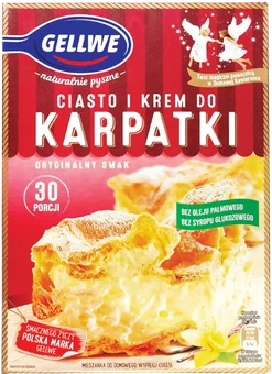 Ciasto karpatka+krem Gellwe 340g widok 1
