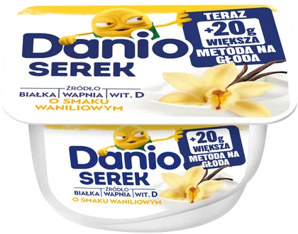 Zdjęcie produktu - Serek waniliowy Danio 150g