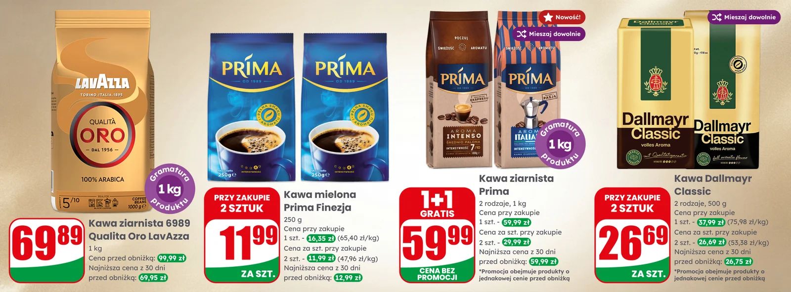 BANNER KAWOSZ KAWUSIA KAWA MIELONA PARZONA ZIARNISTA ROZPUSZCZALNA MLECZNA