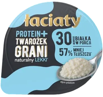 Twarożek grani lekki Łaciaty Protein+ 200g widok 1