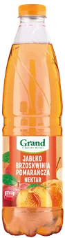Zdjęcie produktu - Nektar jabłko brzoskwinia pomarańcza Grand 1,5l