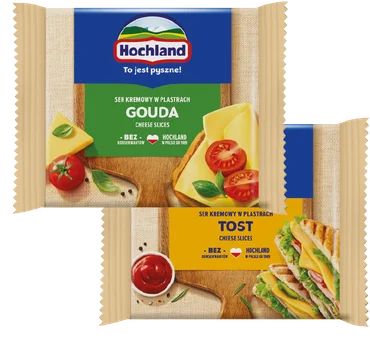 Zdjęcie produktu - Ser topiony Hochland plastry