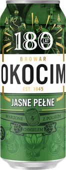 Piwo Okocim jasne Okocimskie 0,5l 5,1% puszka widok główny 