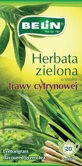 Herbata zielona z trawą cytrynową Belin 20x1,75g widok 1