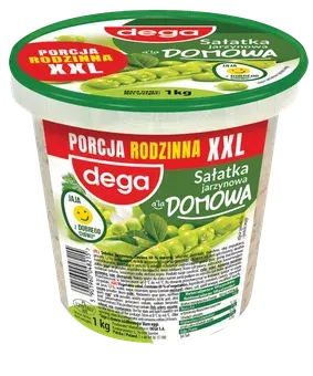Sałatka warzywna z jajkiem Dega 1kg mix widok 1