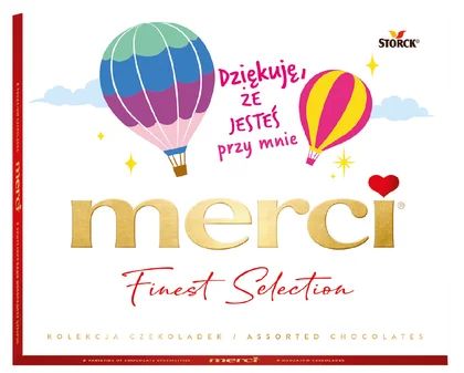 Zdjęcie produktu - Bombonierka Merci 250g