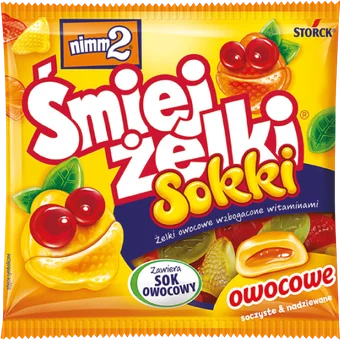 Żelki Śmiejżelki sokki 90g widok główny