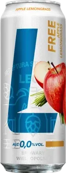 Piwo Lech Free jab. trawa cytrynowa 0,5l 0% puszka widok główny 