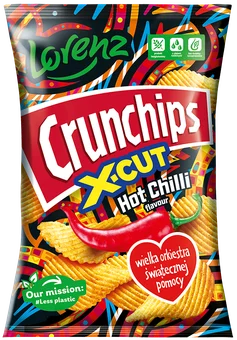 Chipsy Crunchips WOŚP hot chilli 130g widok 1
