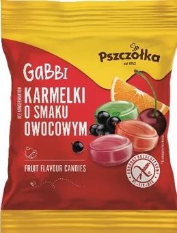 Cukierki karmelki o sm. owocowym Pszczółka 150g widok 1