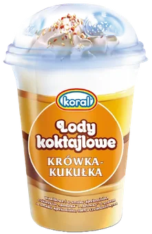 Lody kubek koktajlowe Koral 220ml mix widok główny