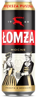 Piwo Łomża mocne 0,55l 7% puszka widok główny