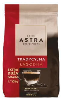 Kawa mielona Astra łagodna tradycyjna 555g widok główny 