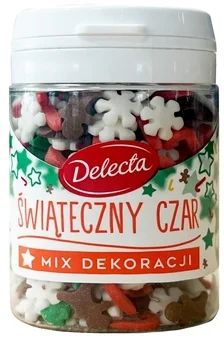 Zdjęcie produktu - Posypka świąteczny czar Delecta 48g