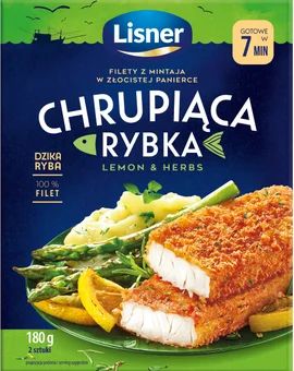Zdjęcie produktu - Chrupiąca rybka Lisner 180g mix