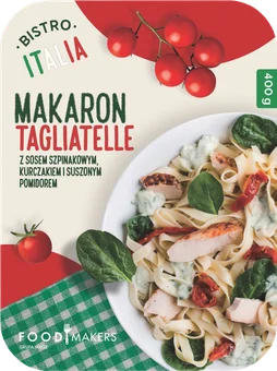 Zdjęcie produktu - Danie makaron tagliatelle Bistro Italia 400g