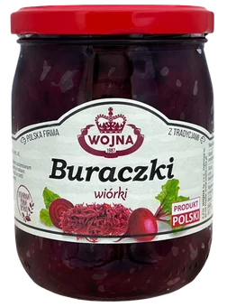 Zdjęcie produktu - Buraczki wiórki Wojna 500/390g