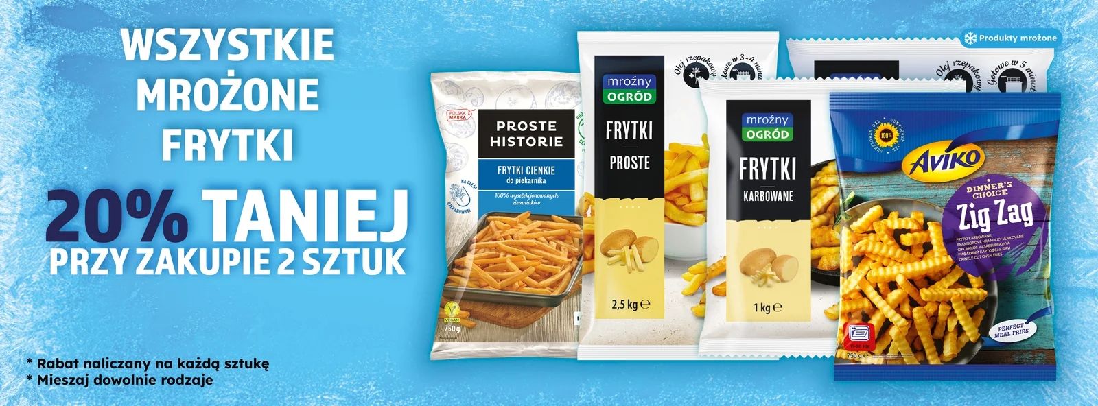 FRYTKI MROŻONE TANIEJ