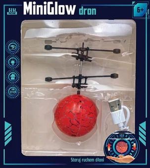 Zdjęcie produktu - Zabawka kula latająca MiniGlow dron