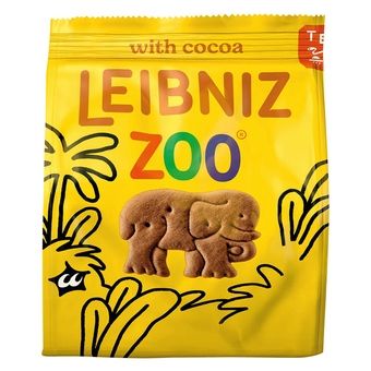 Herbatniki zoo kakao Leibniz Bahlsen 100g widok 1