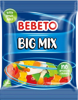 Żelki big mix Bebeto 150g widok 1