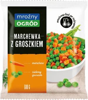 Marchew z groszkiem Mroźny Ogród 600g widok 1