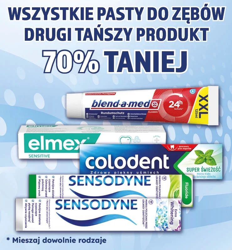 PASTY DO ZĘBÓW TANIEJ