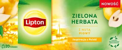 Herbata zielona z pigwą Lipton 20x1,6g widok 1