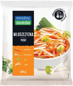 Włoszczyzna paski Mroźny Ogród 600g widok 1