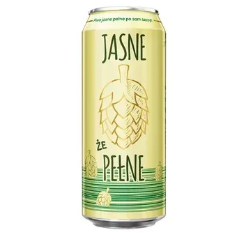 Piwo Jasne Że Pełne 0,5l 5% puszka widok główny 