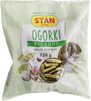 Ogórki kiszone Stan 720/420g widok 1