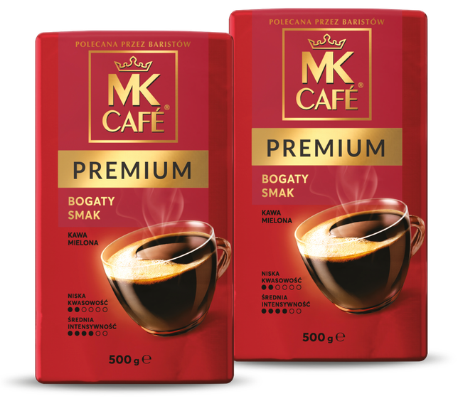 Kawa mielona MK Cafe Premium 500g widok 2