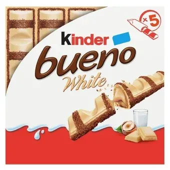 Baton Kinder Bueno white 5x19,5g widok 1