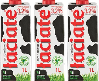 Zdjęcie produktu - Mleko UHT 3,2% Łaciate