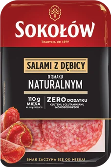 Salami naturalne Sokołów 150g widok 1