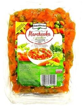 Marchew z groszkiem gotowana widok główny 