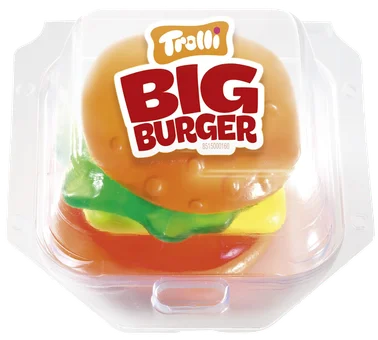 Zdjęcie produktu - Żelki big burger Trolli 50g
