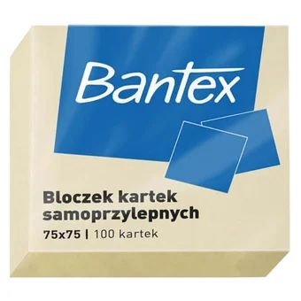 Karteczki samoprzylepne Bantex 75x75mm 100k widok 1