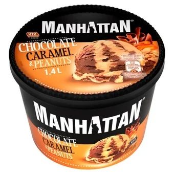 Lody czekol.-karmel. z orzeszkami Manhattan 1,4l widok 1