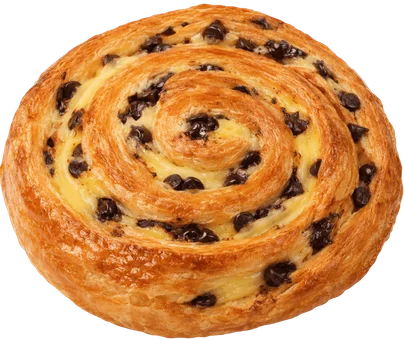 Zdjęcie produktu - Ślimak z kremem budyniowym i czekoladą 85g