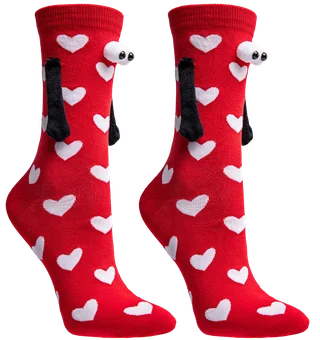 Skarpety z aplikacją 3d i magnesami mix widok główny 