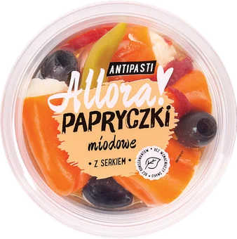 Zdjęcie produktu - Papryczki miod/czere z serkiem Allora 180/150g mix