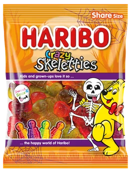 Żelki Crazy Skeletties Haribo 160g widok 1