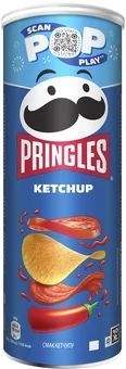Chipsy Pringles ketchup 165g widok 1