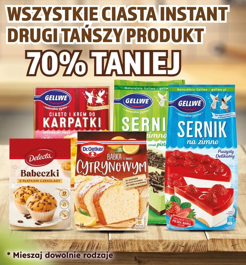 CIASTA INSTANT TANIEJ