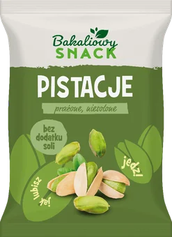 Pistacje prażone niesolone Bakaliowy Snack 200g widok główny 