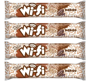 Wafelek kakaowy w czekoladzie Wifi Deliss 40g widok 1