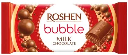 Czekolada mleczna bubble Roshen 80g widok główny